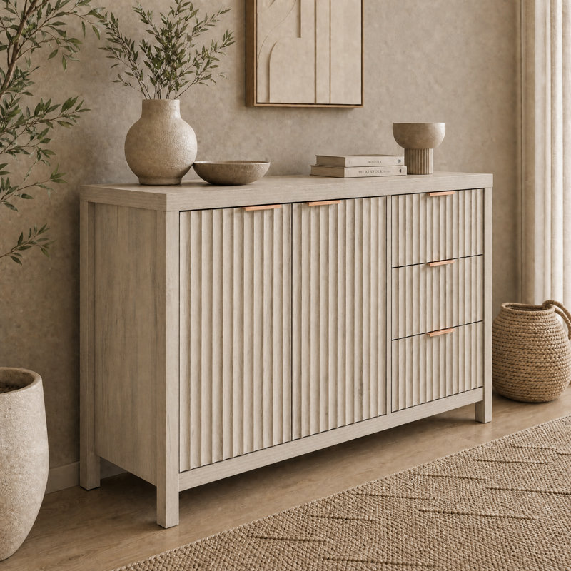 119cm Sideboard, Greige Oak