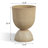22.4 Inch Tall PE Tumbler-shaped Planter Pots-417907169