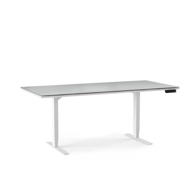 Centro Height Adjustable Computer Desk, 24.75" H x 66" W x 30" D