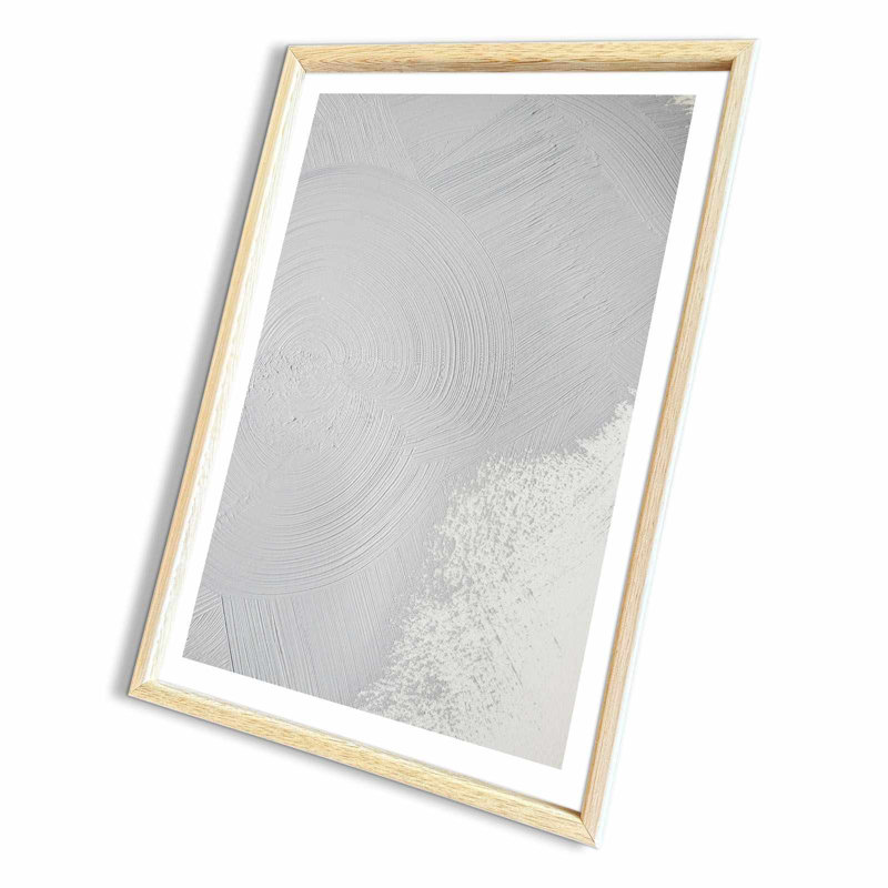 Élégante peinture encadrée décorative, 24,4 po x 36,2 po | Cadre 100% bois massif (épaisseur: 1,2 po), fond 100% bois aggloméré (épaisseur: 0,1 po) | Œuvre imprimée UV, parfaite pour la décoration de salon et de bureau