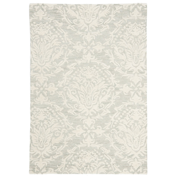 Ferrera Hand-Tufted Wool Sage / Ivory Area Rug