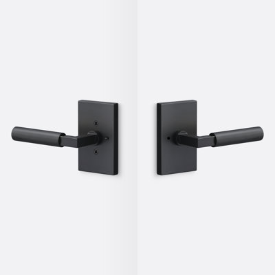 Levanto Privacy Rosette, Knurled Grip