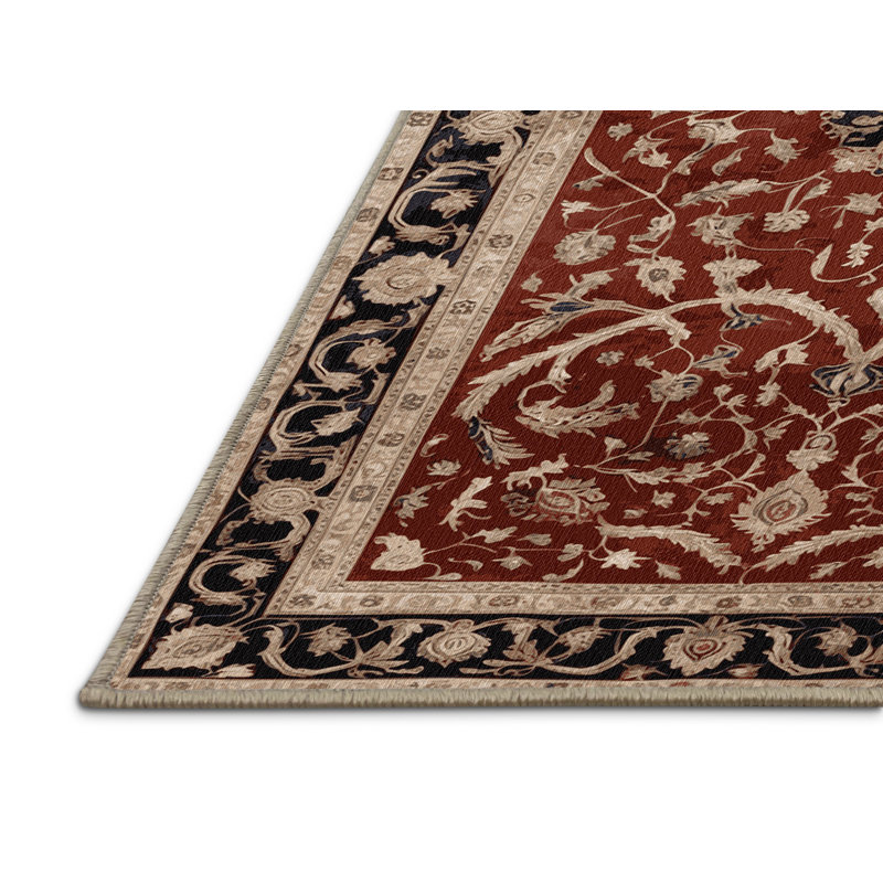 Tapis brun lavable à la machine, Tapis de couloir 2 pi x 5 pi
