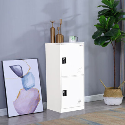 Small Corner Locker With 2 Doors And Lock Latch