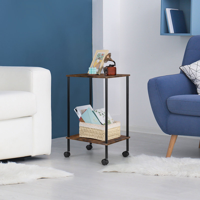 Ellyna End Table Set, Brun