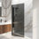 Zenith 34" W x 74" H Fixed Frameless Shower Screen with 3/8" Glass