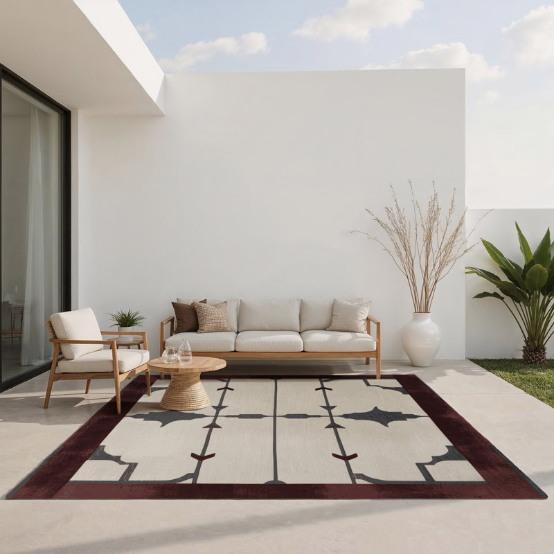 Tapis intérieur et extérieur Lattice Variations, Rectangle 9 pi x 12 pi
