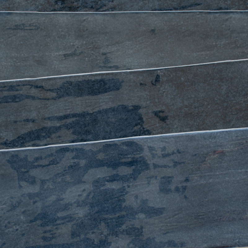 3" x 8" Ceramic Subway Wall Tile, Dark Blue
