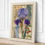 Purple Iris Study Botanical - Wrapped Canvas-665214330-665214334