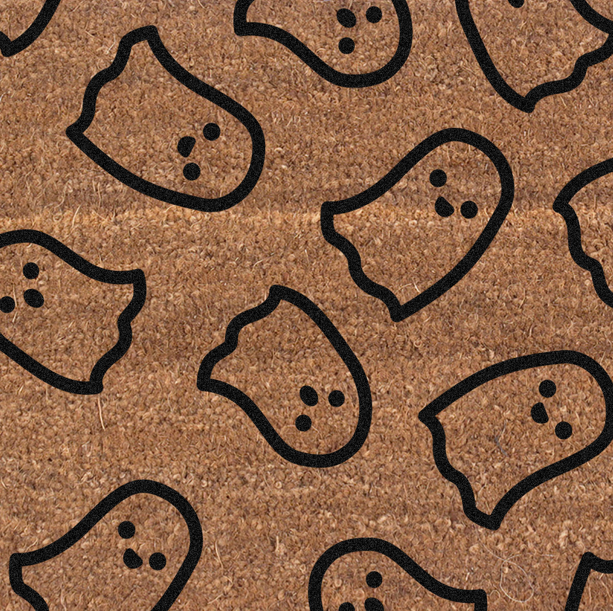 Dimitrious Non-Slip Halloween Outdoor Doormat, 18" W x 30" L, Brown/Black
