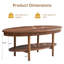 Table basse 39,4 "ovale