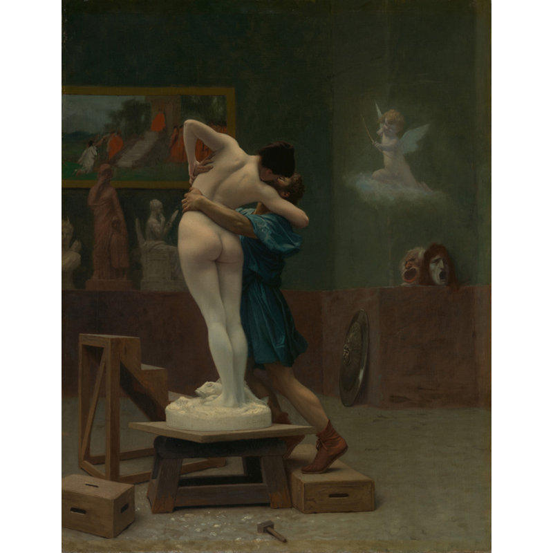 Pygmalion and Galatea, 36" H x 28" W