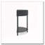 Console Table de bout demi-lune avec 2 tiroirs de rangement et tablette inférieure pour le salon, la chambre à coucher, le bureau et le couloir-121087125