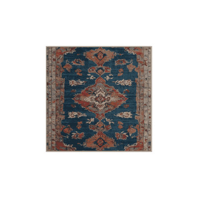 Machine Washable Brown Area Rug