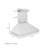 ZLINE CrownSound™Ducted Vent Wall Mount Range Hood in Stainless Steel with Built-in Bluetooth Speakers-1021377068