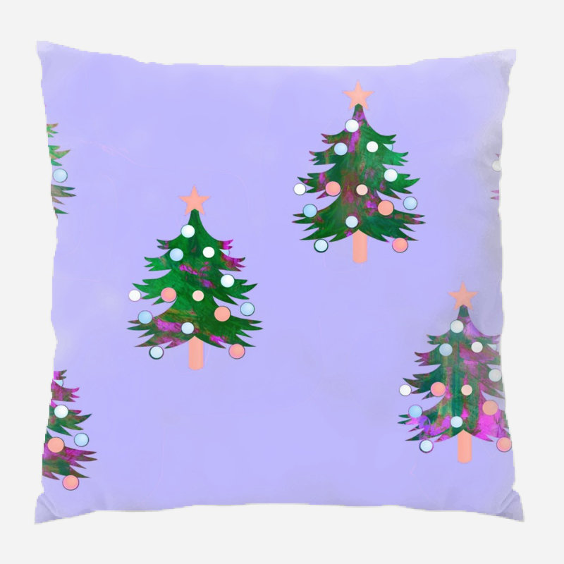 Coussin watercolour Ortez, Microsuède, Intérieur