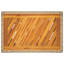 Table de bout en bois de rotin avec dessus en bois 23,6 "x 15,7" x 29,5 "Bungalow Rose-645834068