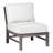 Club Teak Sectional Slipper Chair - Oyster-83260246-83260249-83260262