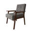 Chaise d'appoint en lin gris clair-1393147794