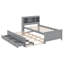 Nyliah Platform Bed with Storage Headboard, USB, Trundle and 3 Drawers-5931532-5931535