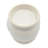 7.5X2.5X2.5" Three-Cup Tealight Holder&Tray,White
