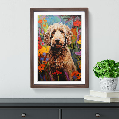 Labradoodle Contemporary No.2 - Framed Print