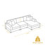 3 Seater Sectional-1866327632
