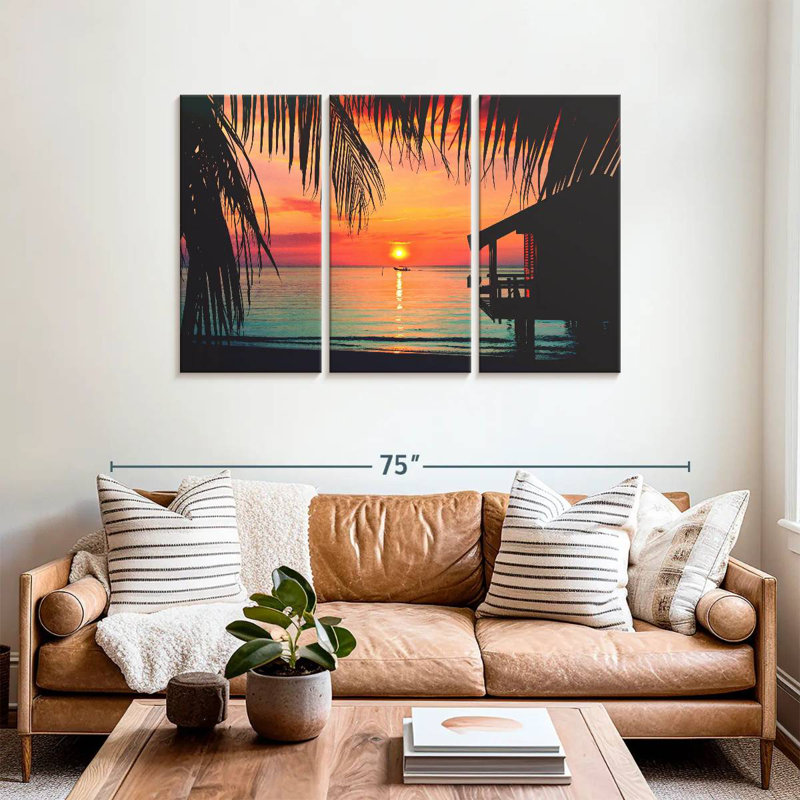 Roatan Sunset Gillard, H 36 po x l 57 po