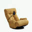 Chaise longue rotative avec tête réglable-1071618275