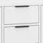 Buffet contemporain en bois massif à 3 portes avec tablettes réglables et poignées en métal Hollander-1514422369