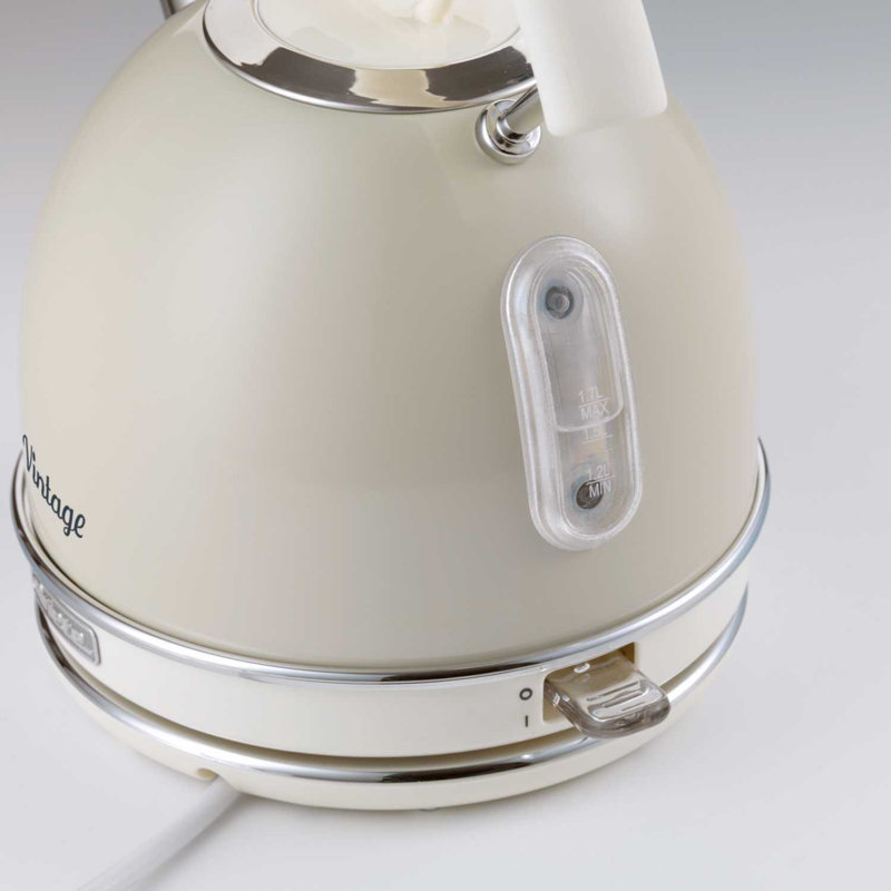 Ariete Vintage 1.7L Dome Electric Kettle, Cream