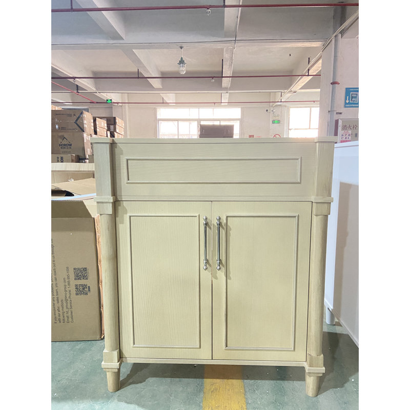 Meuble-lavabo en bois naturel de 91 cm (36 po)