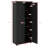 Tall Wooden Storage With Two Doors Bookcase With Adjustable Shelves, Freestanding Kitchen Pantry Cabinet