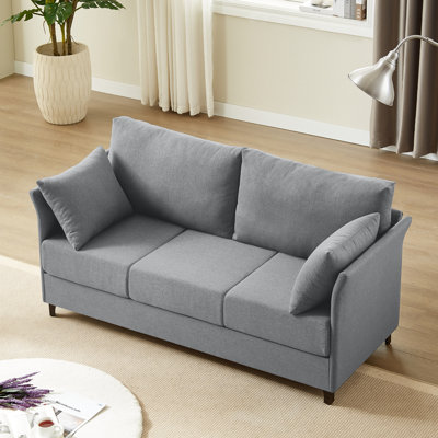 Modern Sofa Modern Detachable Sofa 3 Seater Sofa Couches With Metal Frame For Living Room Apartment Bedroom,Linen