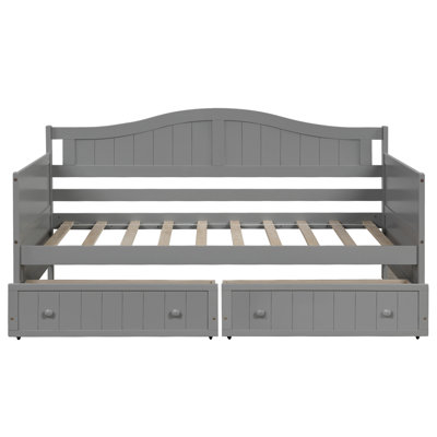 Aprilia Twin Daybed with Two Drawers by Red Barrel Studio
