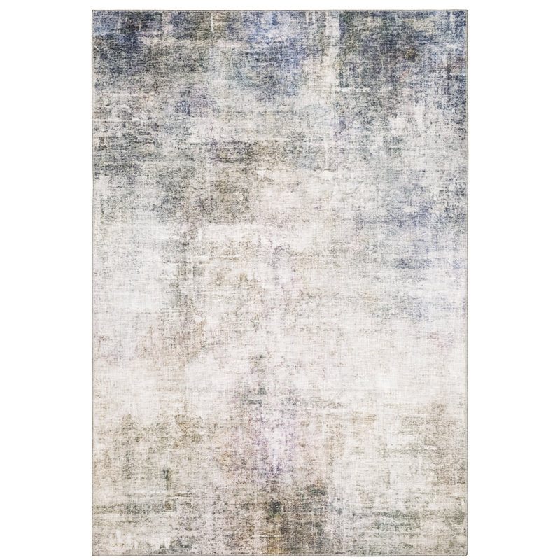 Addlie Abstract Indoor Rug, Rectangle 8'9" x 12'