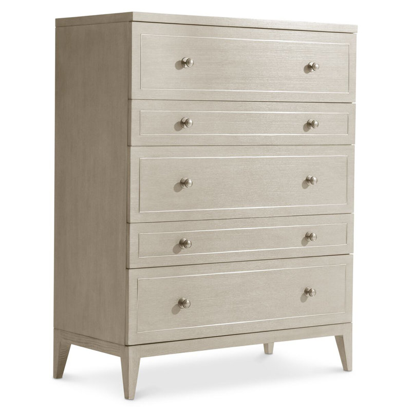 Cornelia Solid Wood 41'' W 5 - Drawer Dresser