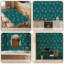 Papier peint auto-adhésif Pea and Stick Elegant Peacock Feather Teal Orange-129465622
