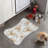 Soft Oceanic Art - 1 Piece Bone Shape Feeding Mat