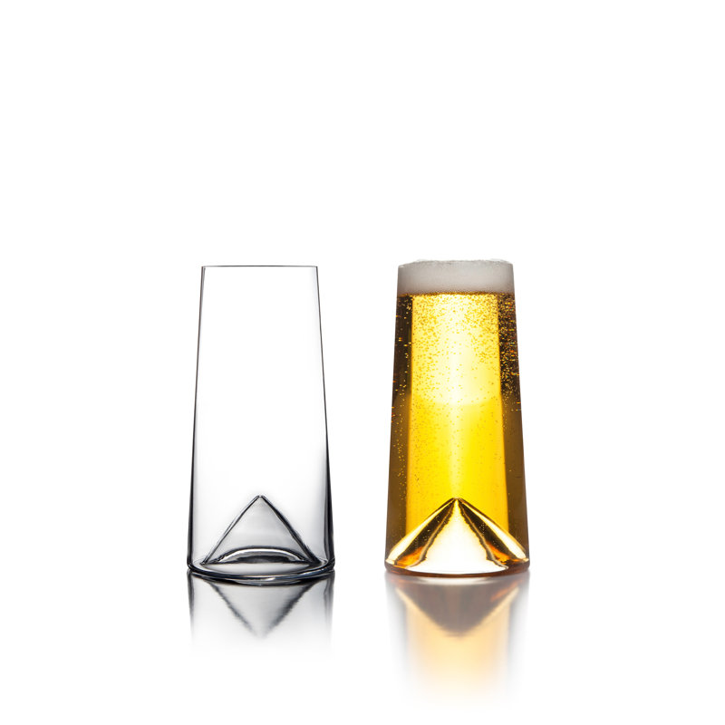 Monti-Pint 16 oz. Crystal Pint Glasses,  16 oz