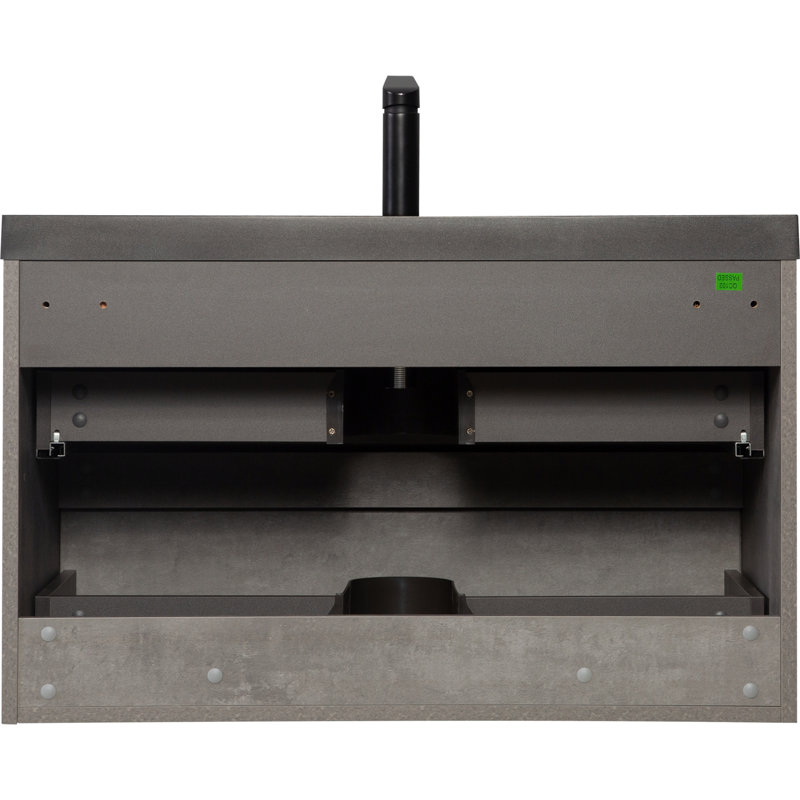 Rangement de salle de bain Saîten, H 22,52 po x l 35,45 po x P 19,71 po