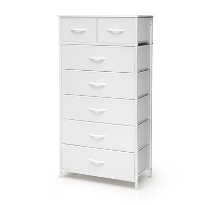 Kirklan 7 Drawer Storage Drawer, White