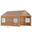 12 Ft. W X 20 Ft. D Car Canopy Portable Garage, Heavy Duty Car Port With Roll-up Ventilated Windows , Uv Resistant Waterproof All-season Tarp For Car, Boat And Emergency Shelter-110509523-123629354