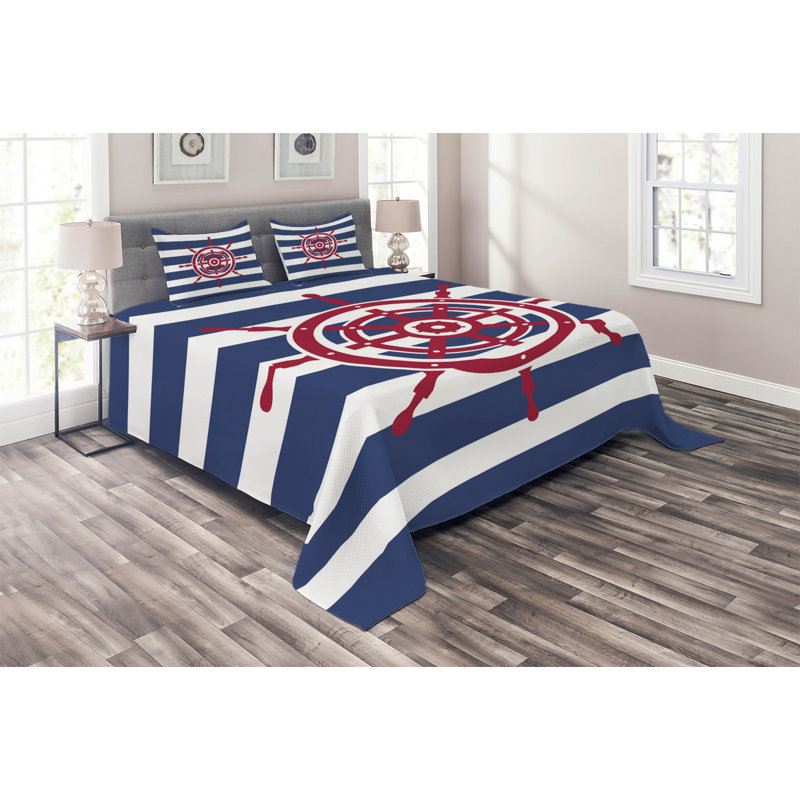 Coastal Polyester Coverlet