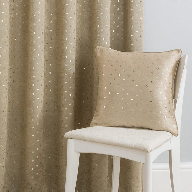 Feickert Geometric Square Cushion, Natural
