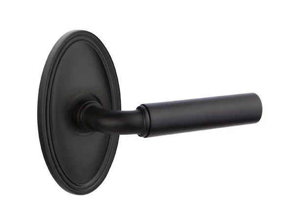 Levier de porte de passage, Dos plat, Gauche