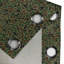 Rideau à œillets à 2 panneaux East Urban Home Camouflage, 50 po, vert, brun, noir-106380542