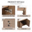Meuble-lavabo simple 24,07 po avec plateau en résine Keenen