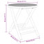 Vidaxl 3 Piece Bistro set bamboo-1277906030