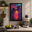 Tropical Sunset Paradise Retro - Wrapped Canvas-333266886-333266908
